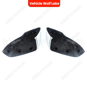 กระจกมองหลังสำหรับรถสีขาว ABS ด้านซ้ายขวาสีขาวตัวเรือนสำหรับเปลี่ยน2021 2015ขอบฟอร์ด - Product Image 3