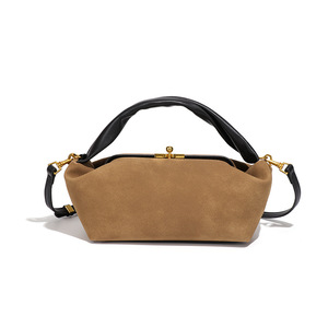 OEM ODM New Design Women's Luxury Faux Suede Dumpling <b>Bag</b> square <b>Mini</b> <b>Crossbody</b> Shoulder Handbag PU Leather Casual Tote <b>Bag</b> Lady - Product Image 5