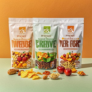 Custom Seal Zipper Snacks Packaging Potato Chips <b>Bag</b> for Custom Printed Chips Snack Nuts Biscuit Stand up Pouch <b>Bag</b> - Product Image 4