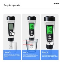 Stylo de test de chlore résiduel CL-M21, instrument de mesure numérique de chlore résiduel de haute précision avec compensation de température