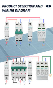 USFULL <strong>Lightning</strong> Protection &amp; Earthing 20KA 40KA 60KA 80KA Solar SPD Price 3P 2P PV <strong>Thunder</strong> <strong>Arrester</strong> DC Surge Protective Devices - Product Image 3
