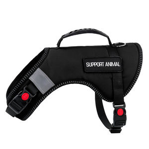 CUSTOM ปรับความปลอดภัยสะท้อนแสง 3 เมตรท่องเที่ยวบริการสุนัขเสื้อกั๊กที่ถอดออกได้แพทช์ - Product Image 2