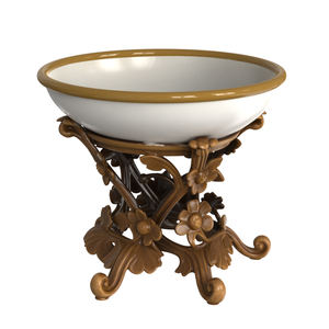 Ciotola per Animali Domestici in Ceramica di Lusso con Supporto Rialzato Decorato, Piatto Antiribaltamento per Marchi Premium e Ordini Personalizzati OEM ODM - Product Image 2