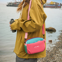 Bolso Bandolera Mini Unisex Personalizado al por Mayor con Logotipo, de Moda, Impermeable, de Nailon, Casual, Multifuncional, para Teléfono
