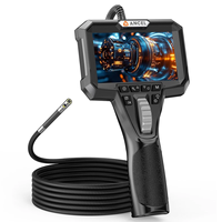 Endoscope industriel à double objectif de qualité supérieure avec écran IPS et enregistrement HD pour l'inspection automobile et mécanique - AN302