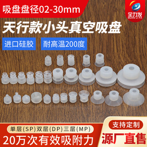 Ventosa Robótica para Brazo Robótico, Cabezal Pequeño, Boquilla Neumática Industrial de Silicona, Capa Simple, Doble o Triple, Venta al por Mayor - Product Image 2