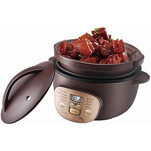 Mijoteuse électrique en argile violette 2L 3L Pot intérieur en céramique faïence trempée pour usage domestique voiture fer manuel hôtel extérieur - Product Image 4