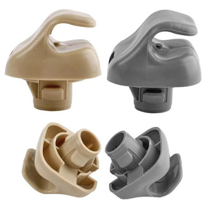 Car Sun Visor <b>Clips</b> And <b>Hooks</b> 35mm 25mm For Honda Accord Civic CRV Gray Beige PE Material - Product Image 4