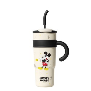 <strong>Disney</strong> <strong>Mickey</strong> Mouse Insulated Tumbler 316 Stainless Steel Large Capacity <strong>Double</strong> Wall Travel Mug With Straw - Product Image 2