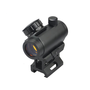 Mirino Ottico Tattico Red Dot 1x20mm in Lega di Alluminio Nero con Luminosità Regolabile - Product Image 2