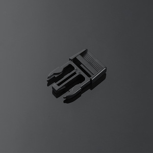 Hebilla de liberación lateral metálica Jiuyuan B006-20 negra, resistente, para bolsos y mochilas - Product Image 2