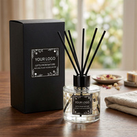 Diffuseur d'aromathérapie à sérigraphie, diffuseur de roseaux à huile essentielle naturelle longue durée pour la maison