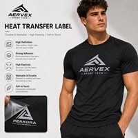 Étiquettes thermocollantes personnalisées en PET pour vêtements soyeux - Forme en rouleau amovible et écologique
