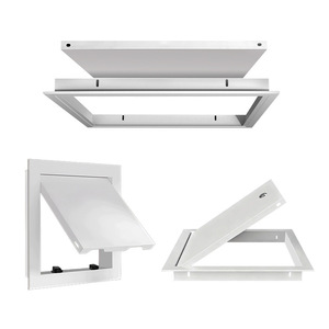 Plaque de couverture décorative en alliage d'aluminium pour ouvertures d'inspection et de climatisation, pour plafonds suspendus et canalisations dissimulées, pour hôpitaux et supermarchés - Product Image 1