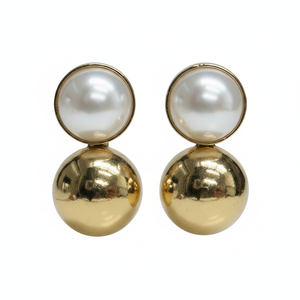 Pendientes de perlas para mejorar el atractivo facial Accesorio hermoso y elegante - Product Image 2