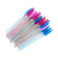 Applicateurs jetables en plastique OYL pour mascara, 50 pièces/sac et kit d'applicateurs pour greffe et extension de cils