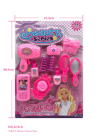 LASIVE TOYS Ensemble de jeu d'imitation pour filles : Salon de beauté, coiffure, jeu de rôle, déguisement de princesse, maquillage et coiffure