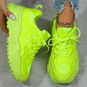 Nouvelles baskets femmes grosses chaussures Wedge sport plate-forme Tennis femme printemps automne chaussures à semelles épaisses 35-45 - Product Image 5