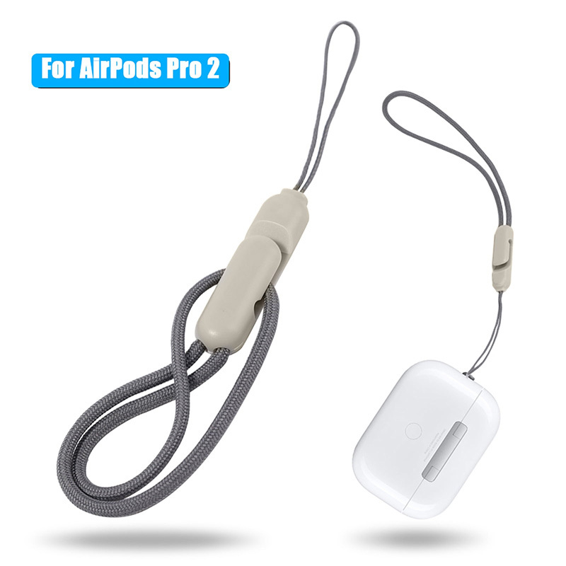 Hot Selling Protective Case Cover Silicone Handheld Lanyard for AirpodPro 2 Waterproof Earpod Lanyard Headphone Cases Straps