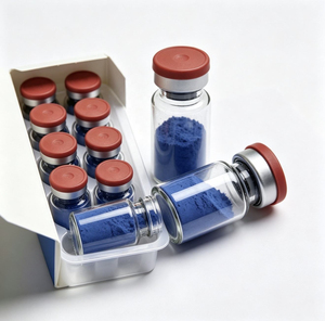 Péptido de Cobre Azul de Alta Pureza GHK-Cu 50mg/100mg Disponible para Pedidos al por Mayor, Materia Prima Cosmética - Product Image 2