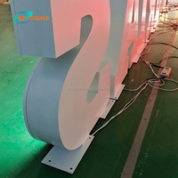 Lettres lumineuses personnalisées SPSIGN pour extérieur, 3 pieds, 4 pieds, 5 pieds, lettres lumineuses à LED programmables RGB, lettres géantes pour enseignes commerciales
