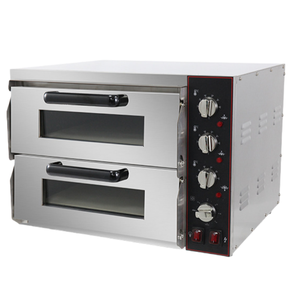 Oven Pizza listrik 2 dek, dengan Oven Pizza roti komersial Batu - Product Image 6