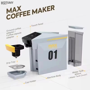 <span class=keywords><strong>Cafetera</strong></span> Eléctrica Semiautomática 4 en 1 de 19 Bares y 1350W, con Tanque de Agua de 0.8L, Certificación CB/ROHS, Personalizable, Nueva, 2025 - Product Image 6
