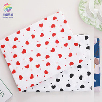 Linge de lit 100% coton pour enfants Tissu ajusté doux et respirant Textile imprimé floral pour draps de lit de bébé et literie de maison pour enfants