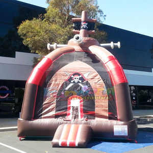 Castillo inflable pirata para niños, brincolín comercial con tobogán. - Product Image 2