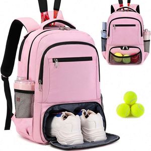 Bolsa de hombro impermeable de cuero PU para pala de pickleball, bolsa de lona deportiva para entrenamiento, bolsa de pádel, bolsas de tenis (muestra gratuita) - Product Image 1