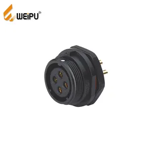 attractive Weipu male female socket industrial plug waterproof cable electrical connector