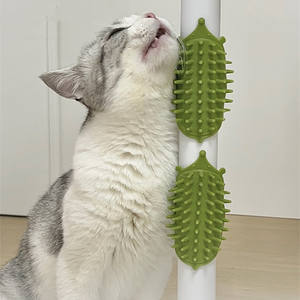 Scratching Pets Brush <b>Corner</b> Cat Massage Brush Wholesale Tickling Cat Hair Brush Pet Accessories - Product Image 3