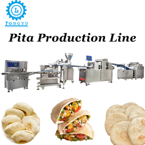LongYu Nueva Línea de Producción Automática de Pan Pita y Bases para <span class=keywords><strong>Pizza</strong></span>, Máquina para Hacer Pan Pita, Equipo para Fábrica de Alimentos - Product Image 1