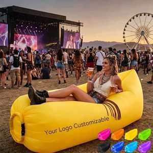 Sofá Inflable Moderno, Sillón Portátil, Cama de Camping para Exteriores, Playa, Saco de Dormir, Impermeable, Plegable - Product Image 1