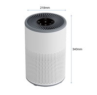 Penjernih Udara Kamar Tidur Rumah dengan Filter HEPA H13, Ultra Senyap, Sentuhan Pintar, dan Sensor Kualitas Udara untuk Hewan Peliharaan dan Debu