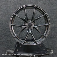 Jantes de voiture forgées personnalisées 19 20 21 22 pouces, finition noire brillante Vs5rs, 5x112 5x114.3, pour M3 M4 C63 RS7 S580 Corvette