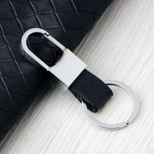 Llaveros de Alta Gama para Hombre, Llaveros de Cuero Genuino y Metal para Regalos Promocionales, Venta Directa de Fábrica, Logotipo Personalizado - Product Image 3
