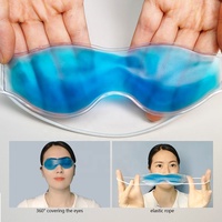 Masques de sommeil rafraîchissants en gel de soie pour éliminer les cernes, super doux, avec sangle élastique, sans couvre-yeux, vente en gros OEM/ODM