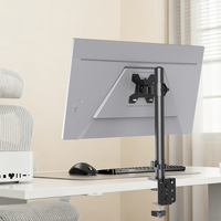 Support d'écran Kehao 10-27'' multifonctionnel, rotatif, en acier allié, bras mécanique, type pince, suspension, 8 kg, stock VESA 75/100 mm