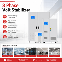 Stabilisateur de tension triphasé automatique 15 kVA 30 kVA 80 kVA 100 kVA 300 kVA pour équipement industriel, usinage CNC, applications médicales