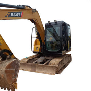 Excavatrice SANY 155C grande pelle hydraulique sur chenilles 15 T en bon état poids de fonctionnement de 15 tonnes avec boîte de vitesses et pompe - Product Image 1