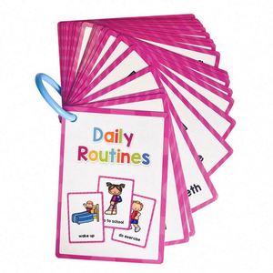 Jeu de cartes de lecture pour tout-petits, préscolaire, maternelle, éducation à domicile, vie quotidienne, phonétique, cartes flash - Product Image 1