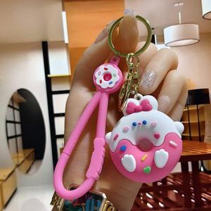 Llavero de Dibujos Animados Ecológico para Mujeres y Niñas, Mini Figura Kawaii, Tirador de Cremallera, Amuleto de Goma UV para Mochila, Regalo para Accesorios de Bolsa - Product Image 5