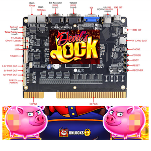 Carte de jeu verticale Devil Lock pour jeux d'adresse, carte PCB de jeu d'adresse standard, prix usine pour machine de jeu d'arcade à monnayeur - Product Image 3