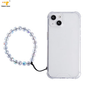 สายคล้องโทรศัพท์ลูกปัดใสน่ารักเคสโทรศัพท์มือถือสำหรับ <span class=keywords><strong>iPhone</strong></span> 11 PRO MAX XR x 8 <span class=keywords><strong>PLUS</strong></span> 7 <span class=keywords><strong>6s</strong></span> SE - Product Image 1