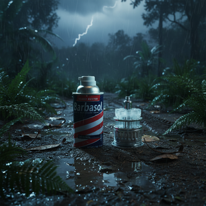 Réplica 1:1 del accesorio de la película Jurassic Park: Lata criogénica Barbasol, congelador de embriones de ADN de dinosaurio de metal mecanizado por CNC con estante desplegable y viales - Product Image 1