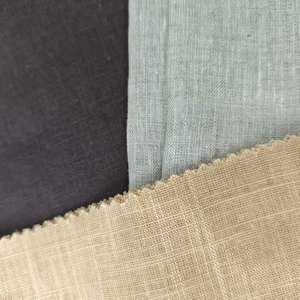 Tissu en lin pur naturel 100 %, dense et lourd, pour ameublement et décoration intérieure - Product Image 1