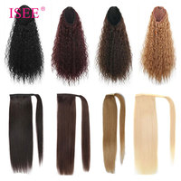 Queue de cheval naturelle à nouer avec cordon, extension de cheveux humains, 10-36 pouces de long, bouclée, collection 2024, offre spéciale