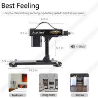 Machine sexuelle de base Auxfun pour le plaisir des amoureux avec connecteur d'aspiration 3XLR, machine sexuelle automatique, livraison directe pour les couples, lots
