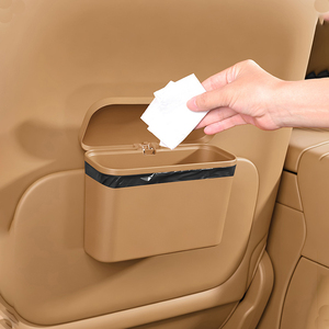 Poubelle de voiture durable en ABS, boîte de rangement suspendue étanche pour dossier de siège, porte latérale, porte-parapluie, compatible avec Toyota, Honda, Ford - Product Image 3